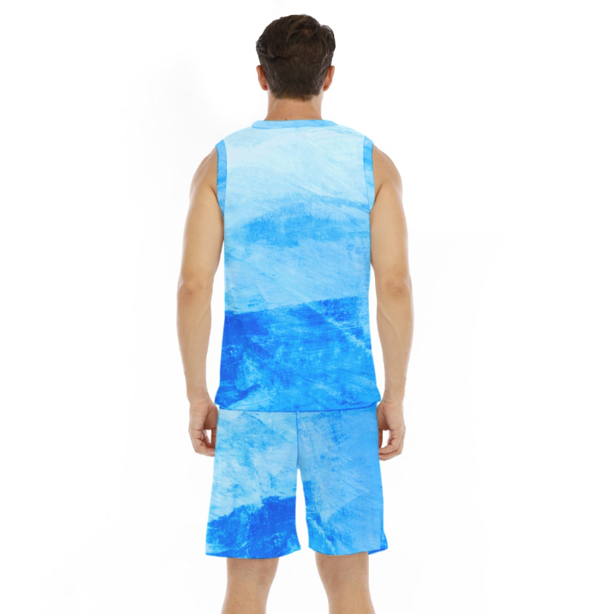 Dive into Style with the All-Over Print Men's Basketball Suit ๐