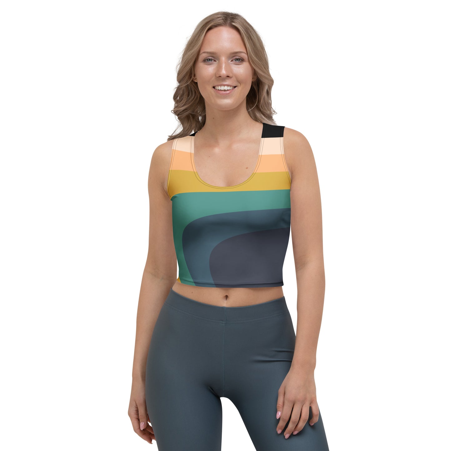 colorful crop top