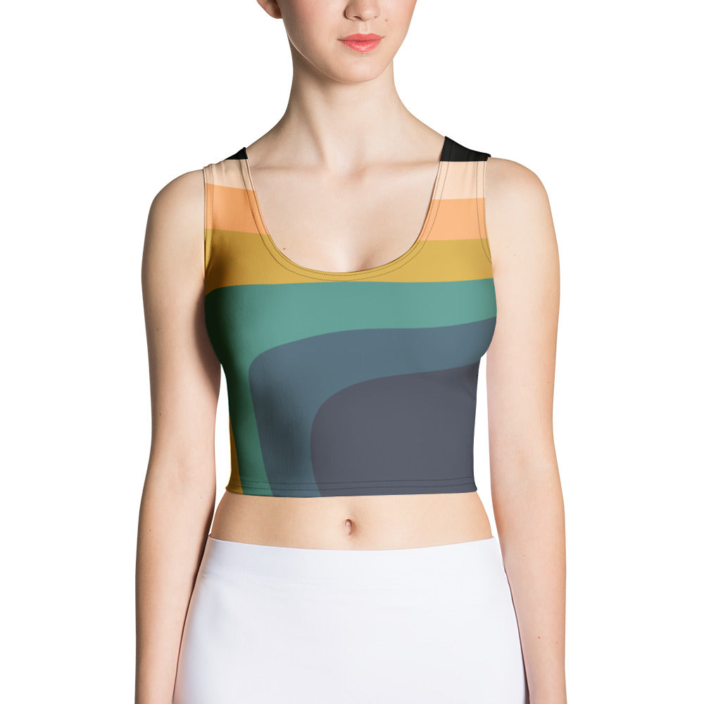 colorful crop top