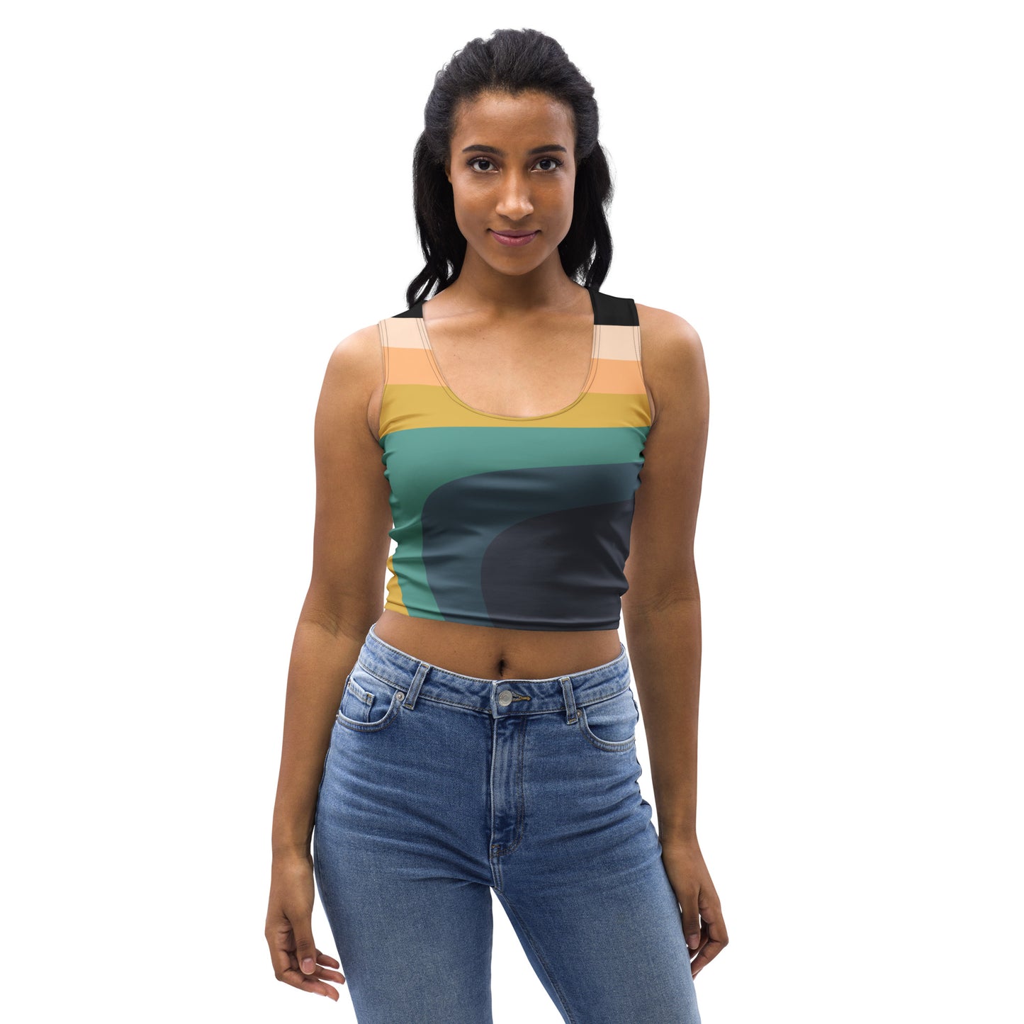 colorful crop top