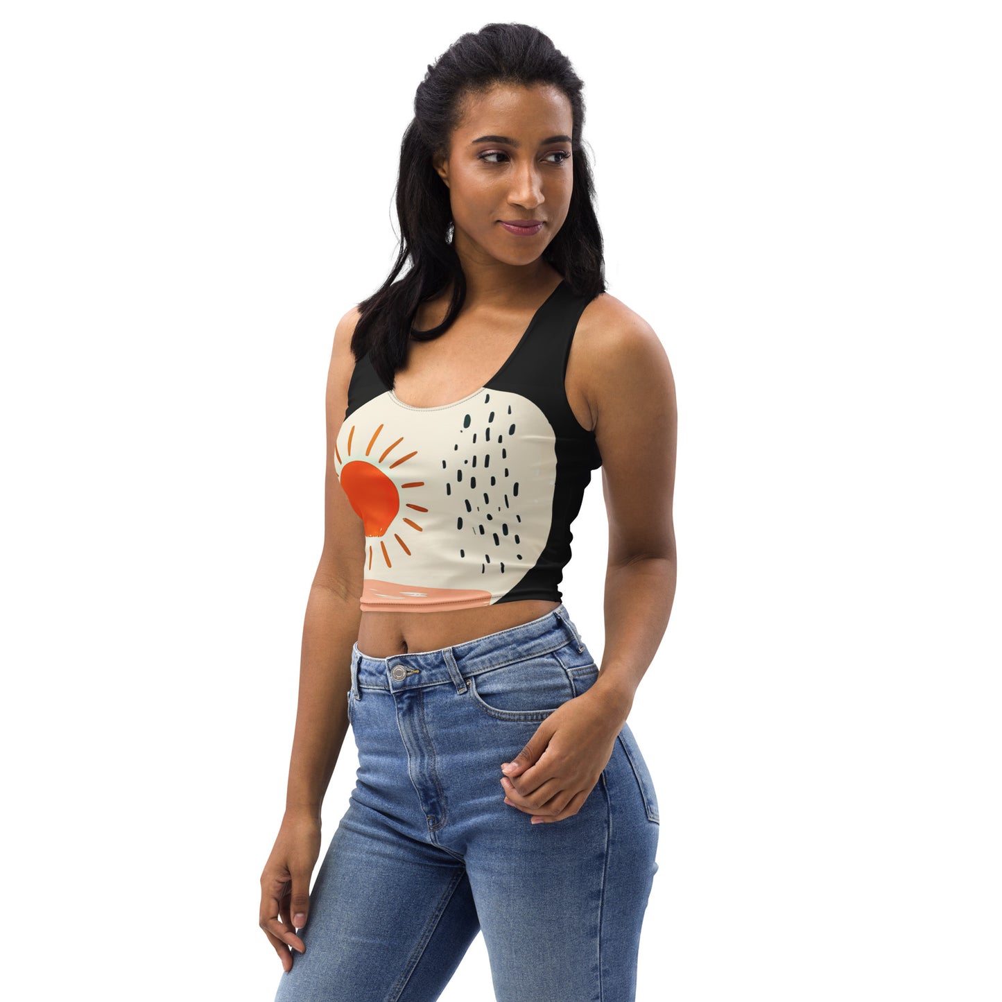 stretch crop top