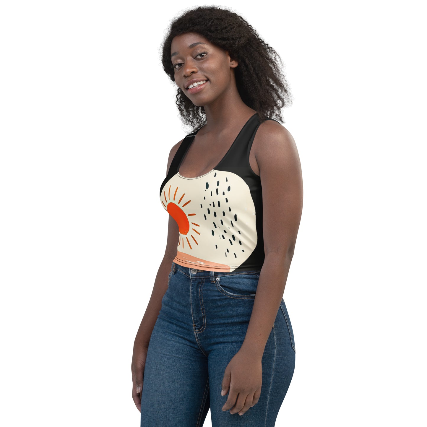 stretch crop top