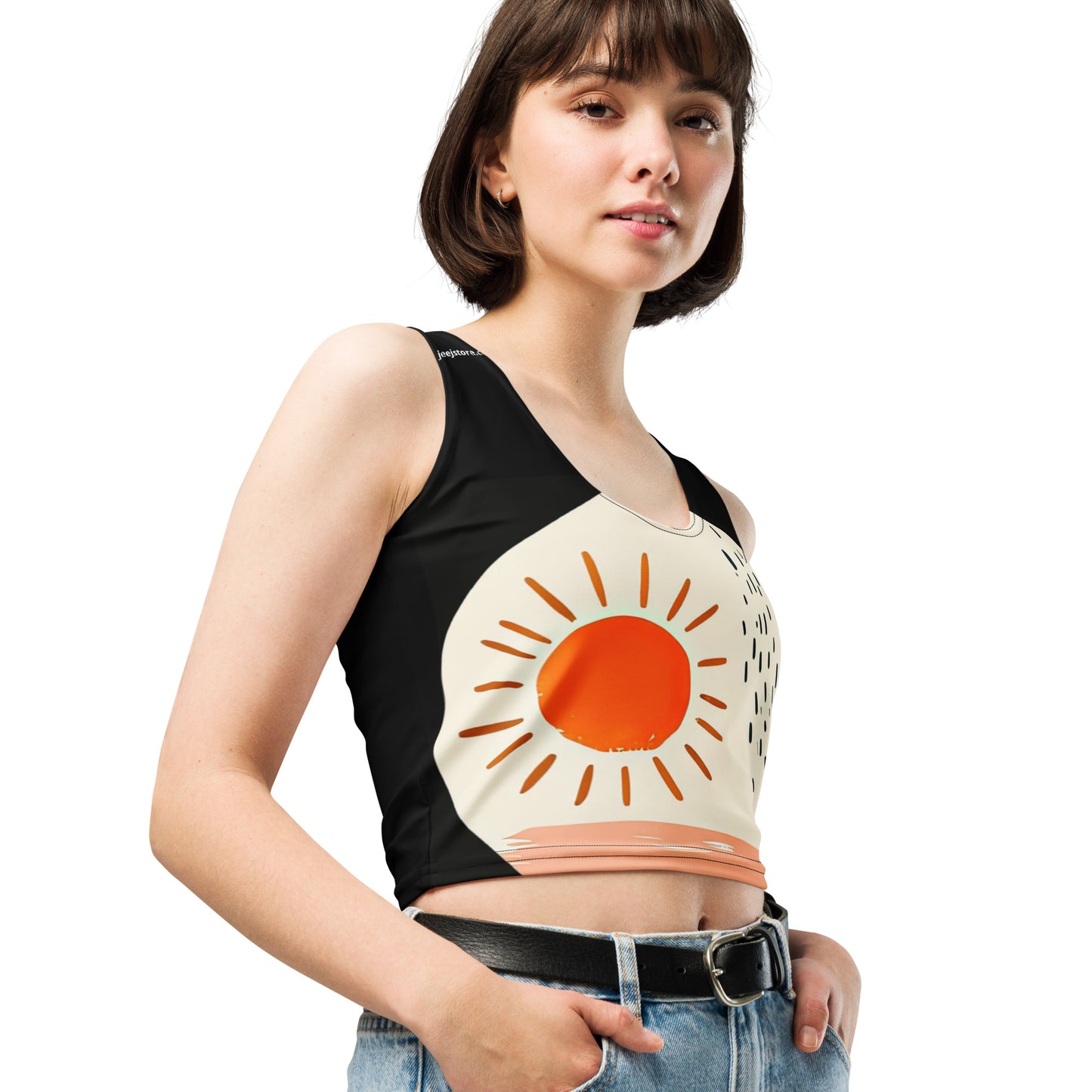 stretch crop top