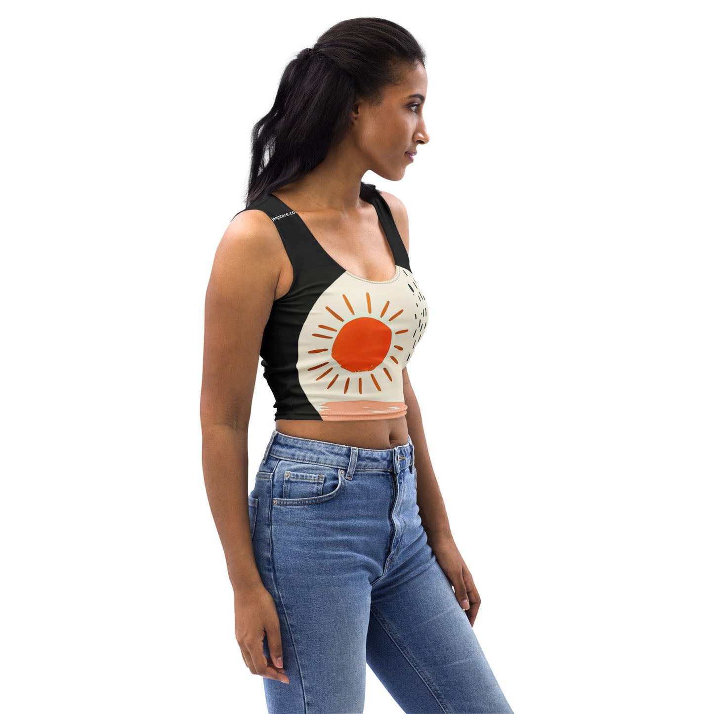 stretch crop top