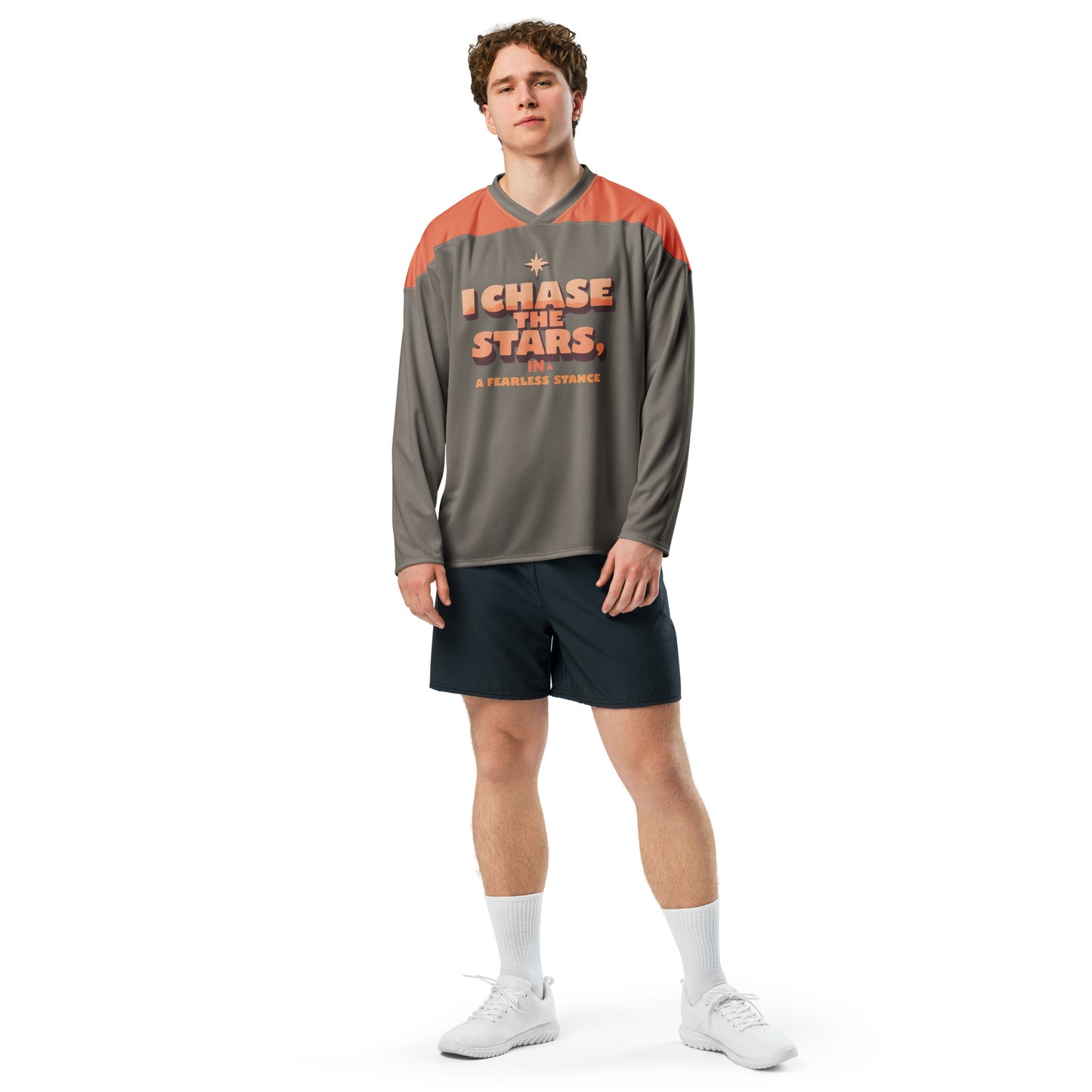 Recycled hockey jersey