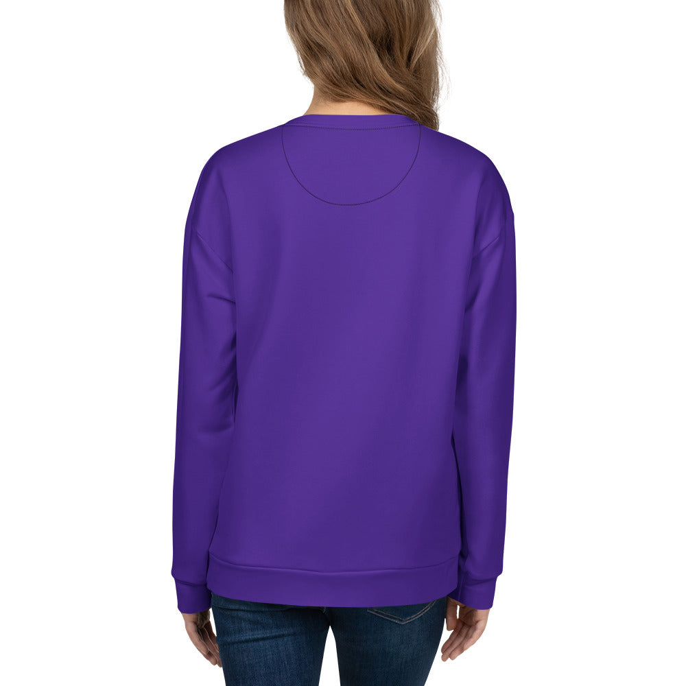 PURPLE WOMEN'S SWEATSHIRT