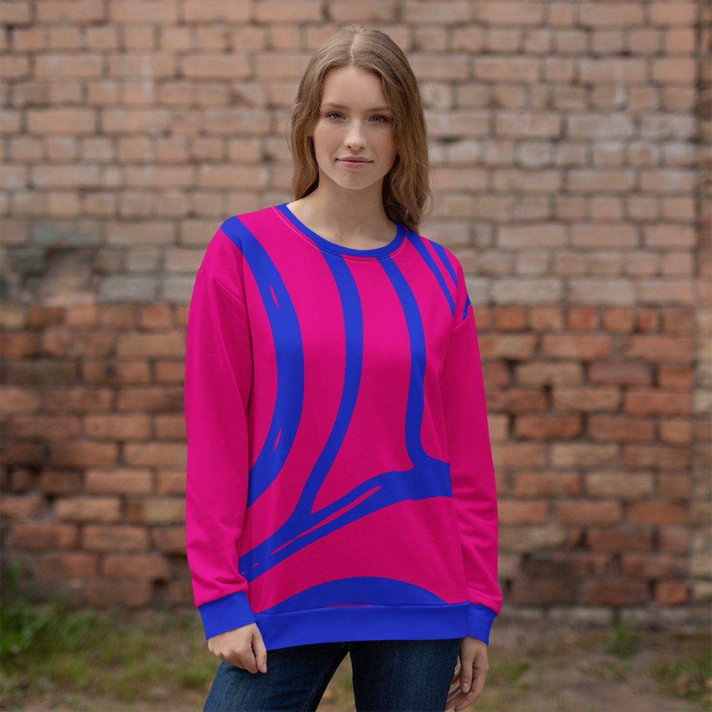 abstract design sweatshirt
