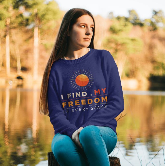 Space freedom sweatshirt