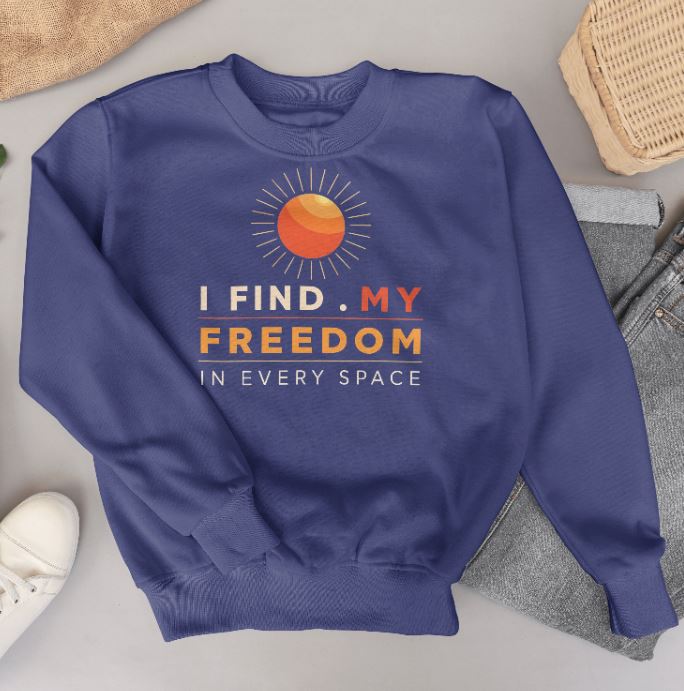Space freedom sweatshirt