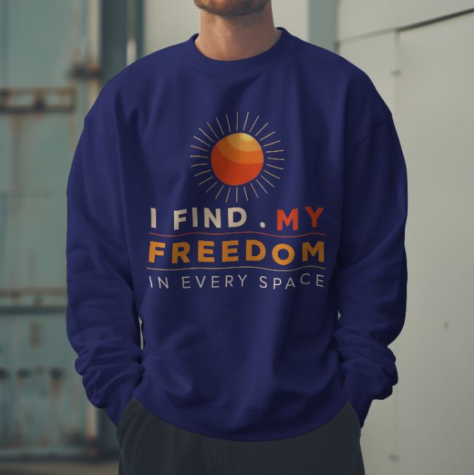 Space freedom sweatshirt