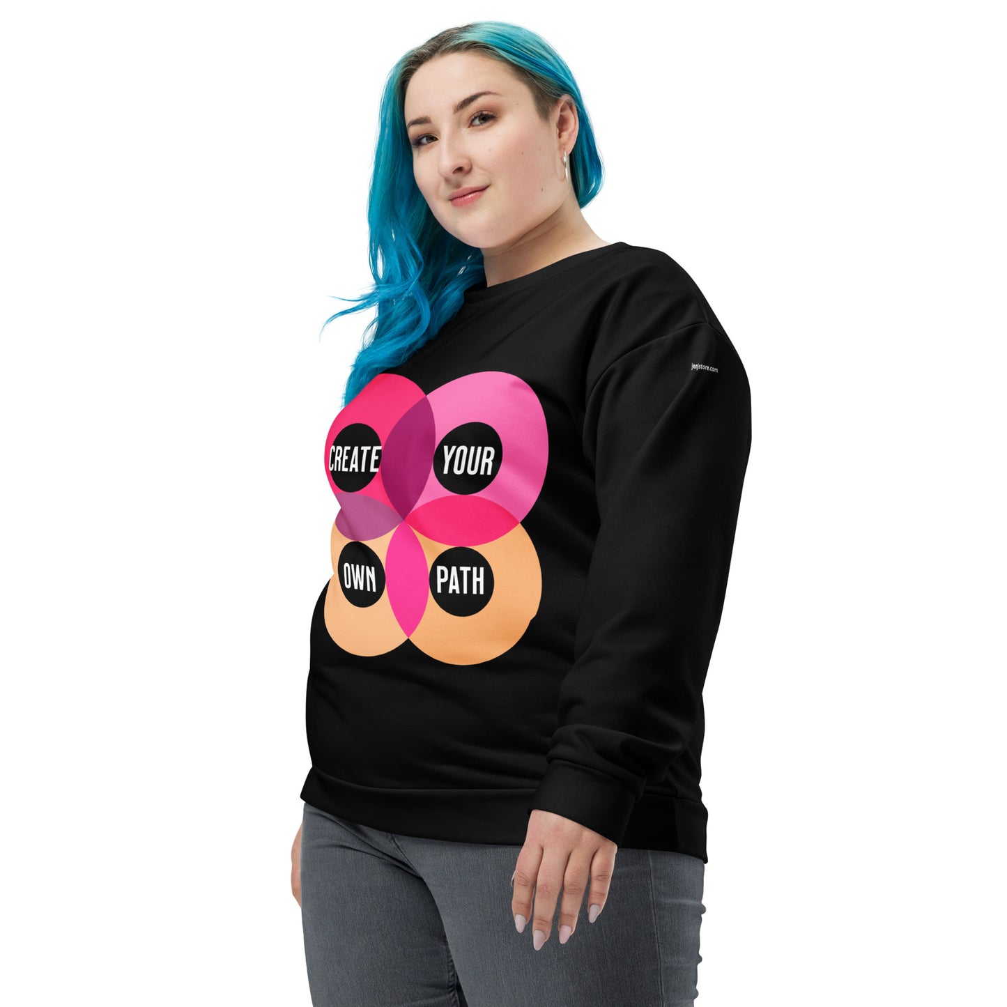 BLACK WOMEN SWEATSHIRT