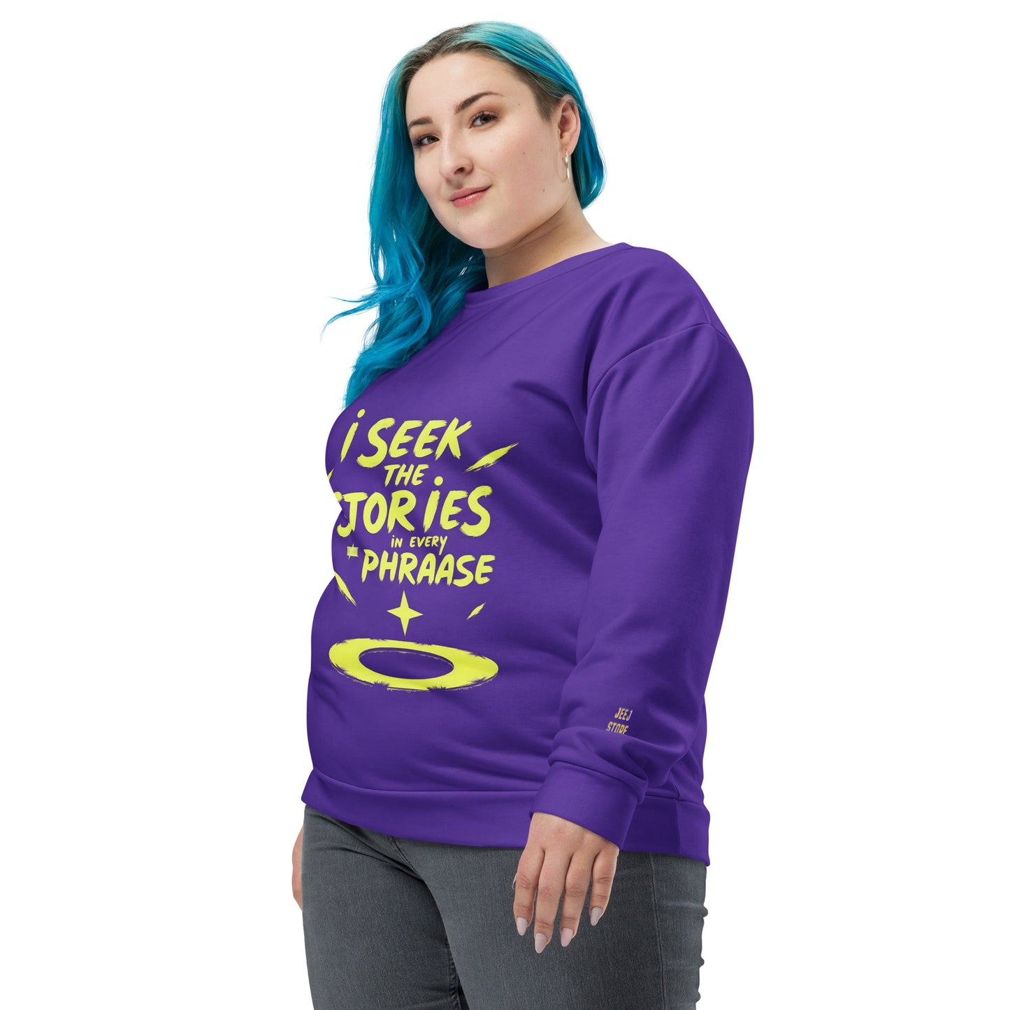 PURPLE WOMEN'S SWEATSHIRT