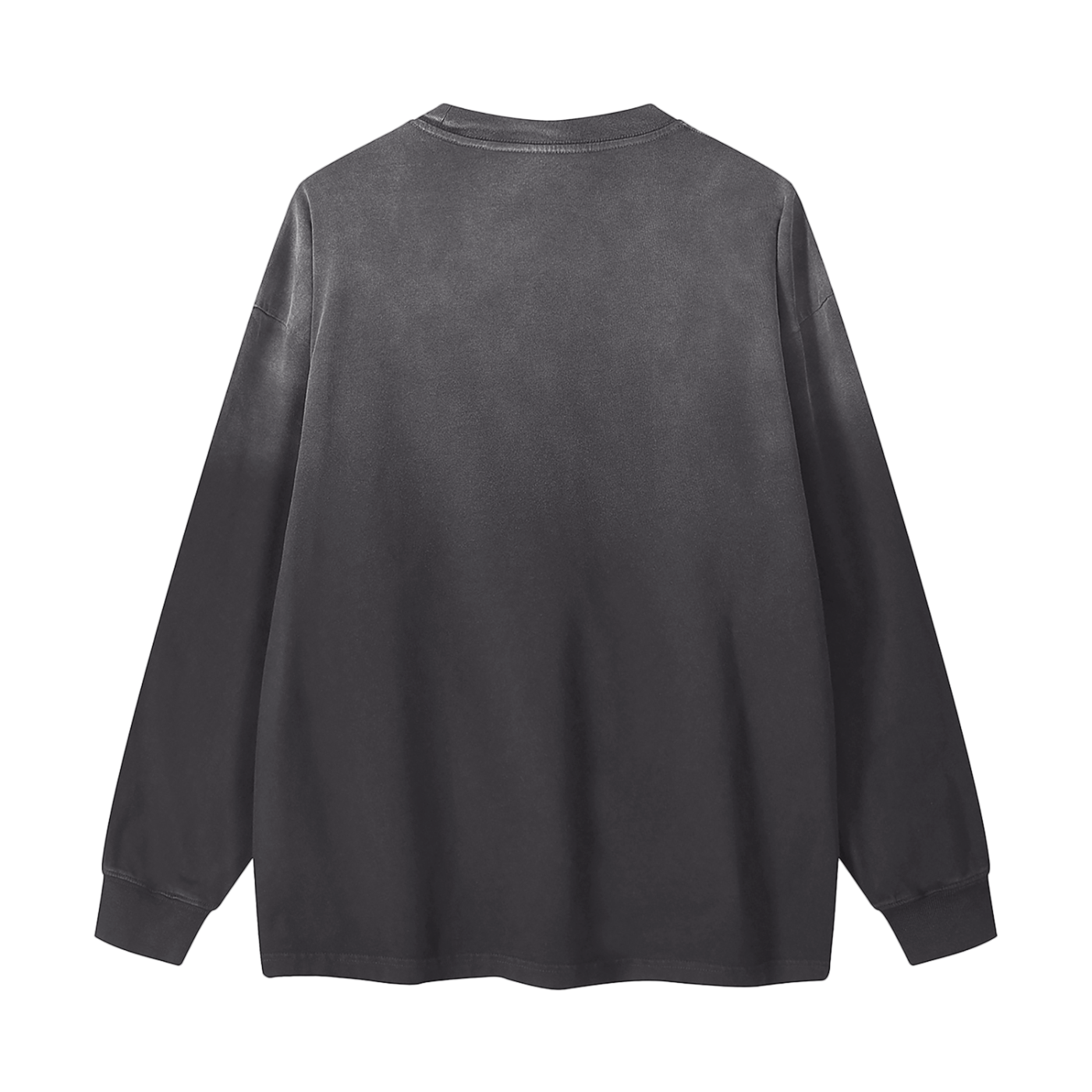 T-shirt, Long Sleeve,Gradient,Vintage Wash,Unisex,Apparel