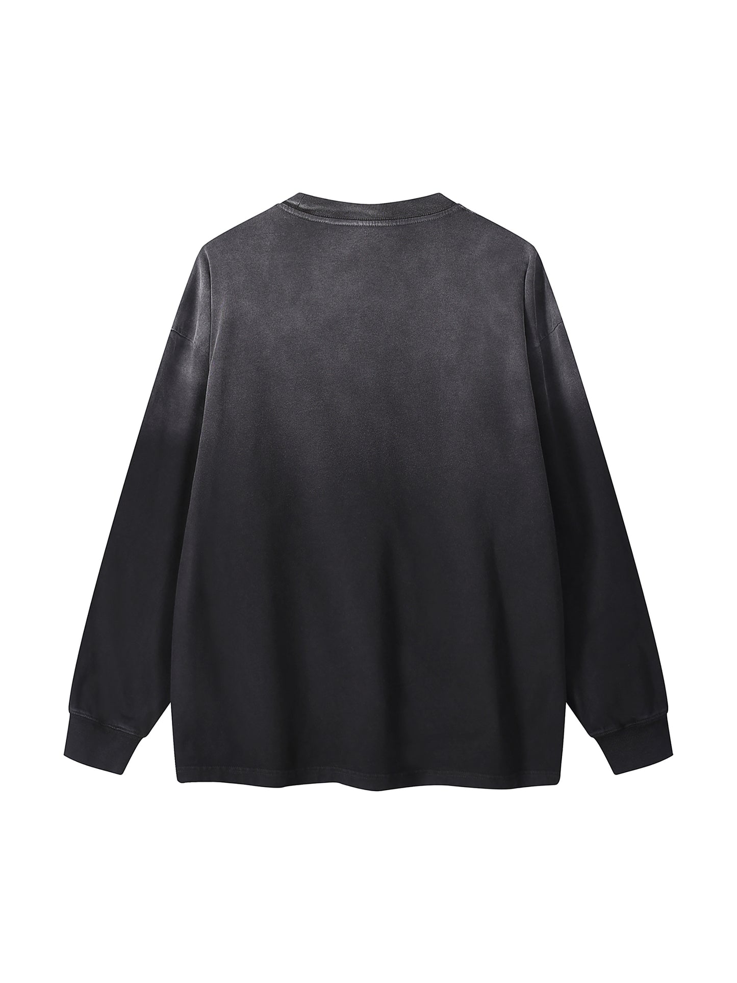 T-shirt, Long Sleeve,Gradient,Vintage Wash,Unisex,Apparel