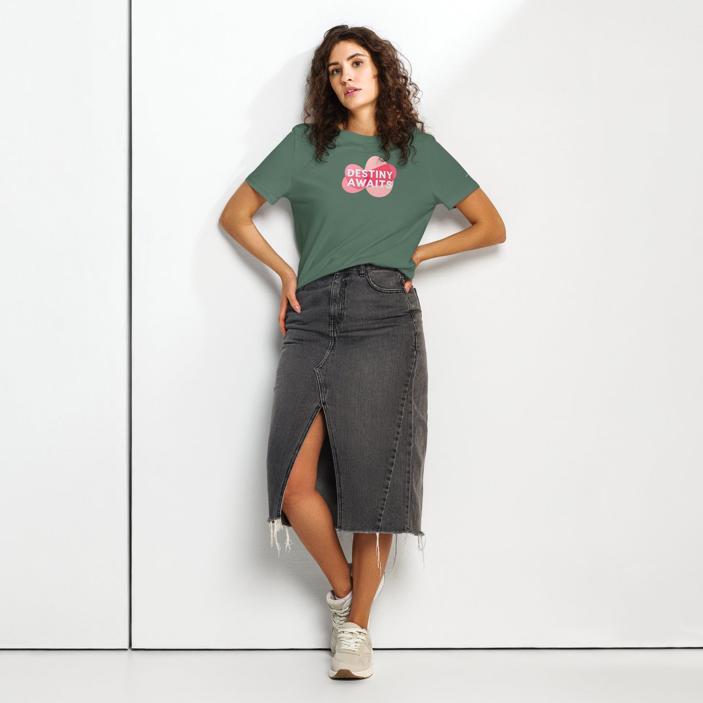Ribbed Neck T-shirt