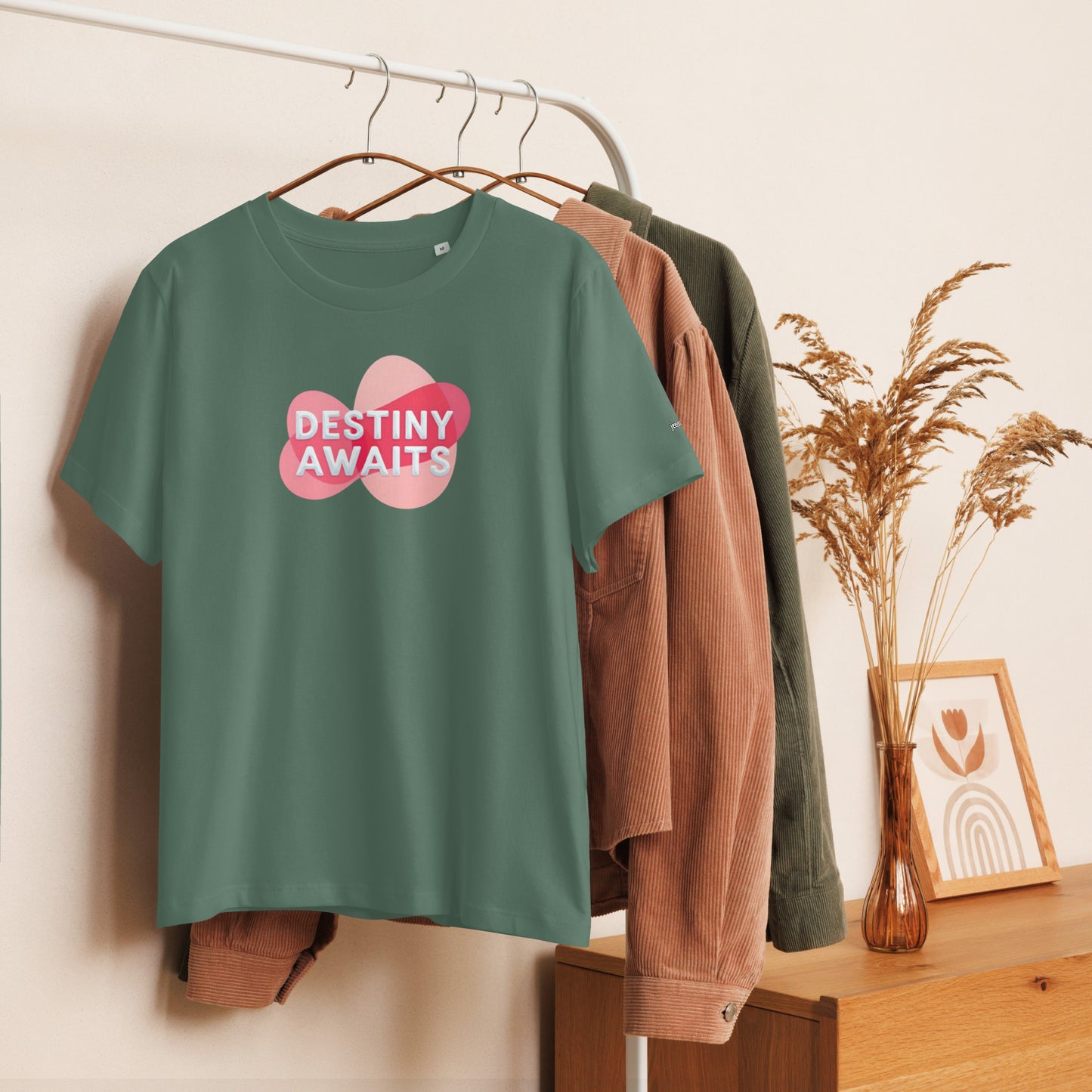 Ribbed Neck T-shirt