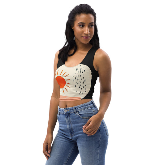 stretch crop top