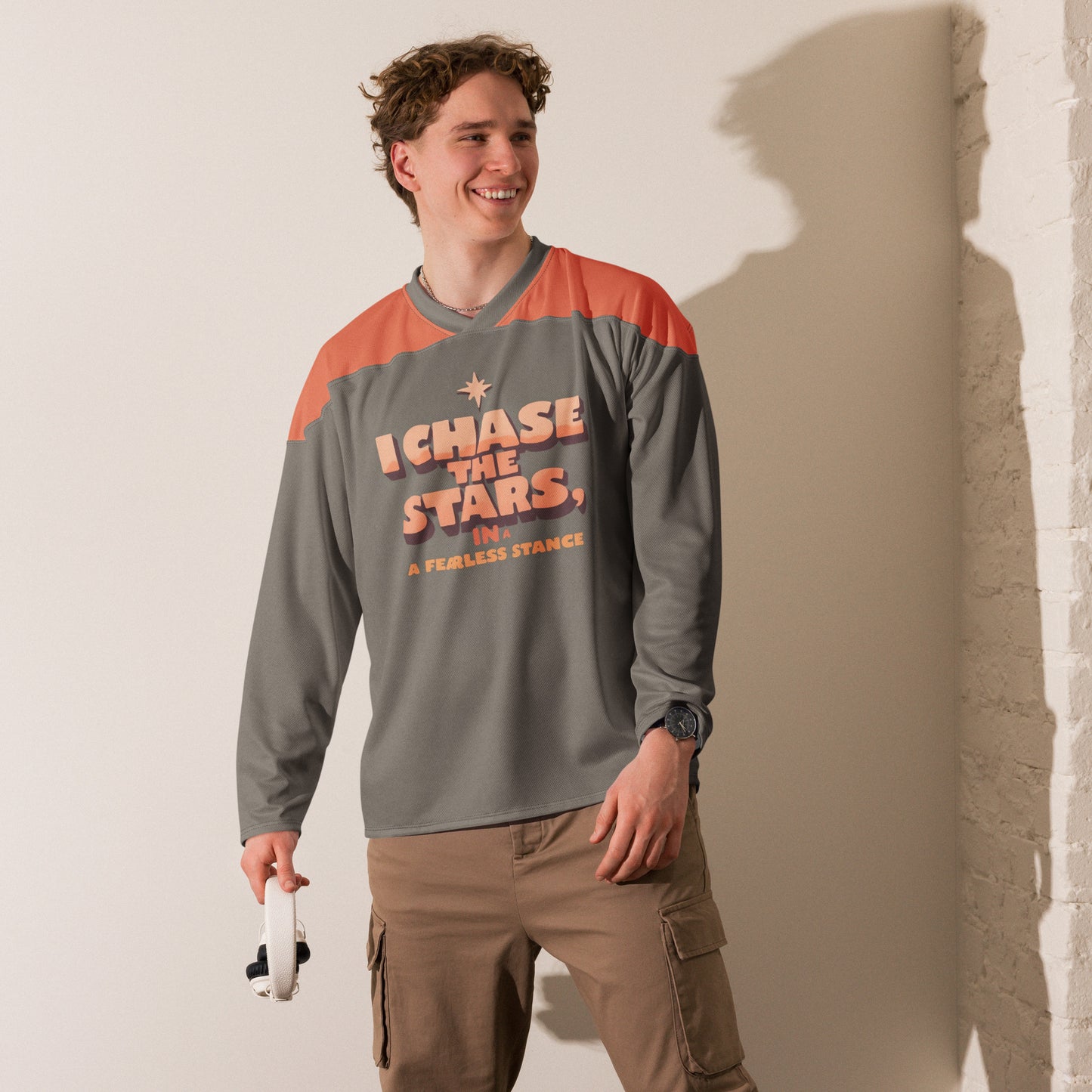 Recycled hockey jersey