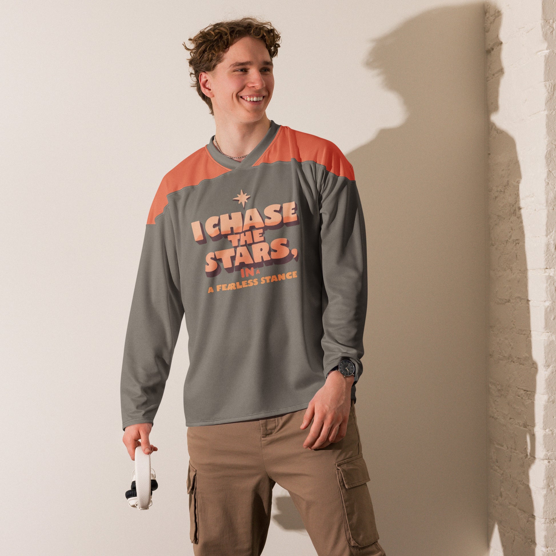 Recycled hockey jersey