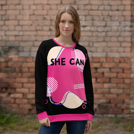 Woman Black Sweatshirt