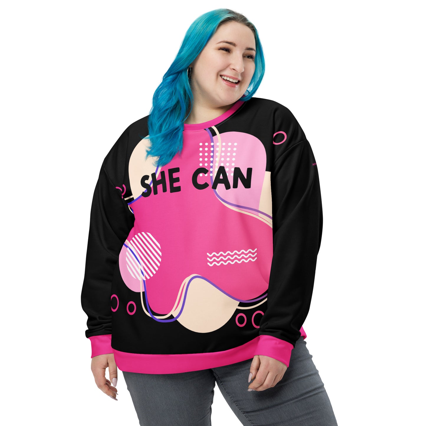 Woman Black Sweatshirt