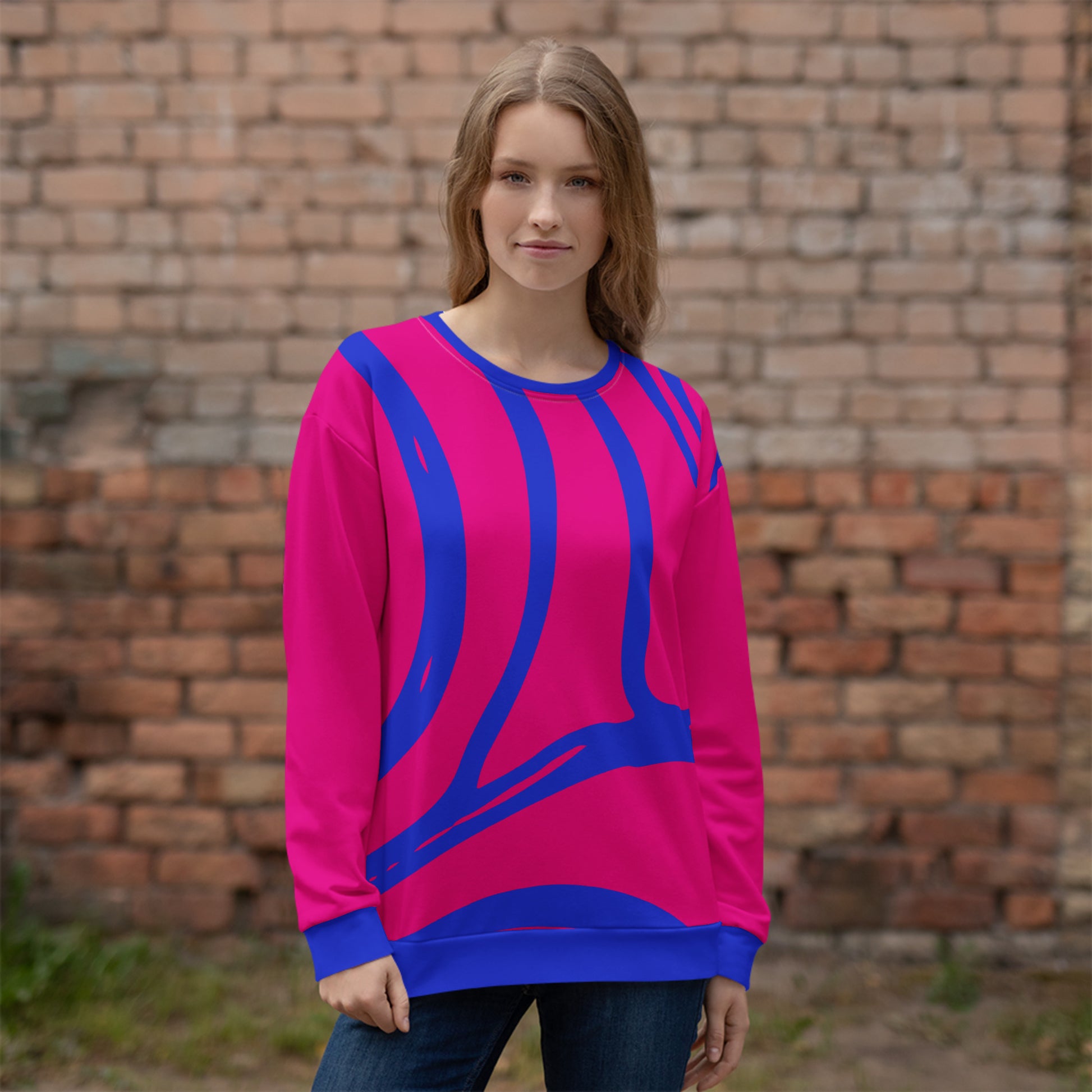 abstract design sweatshirt