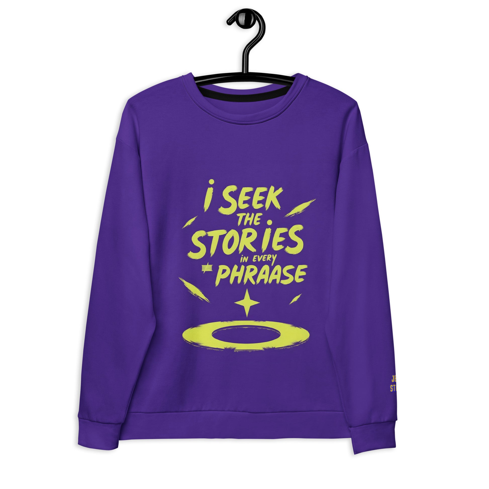 PURPLE WOMEN'S SWEATSHIRT