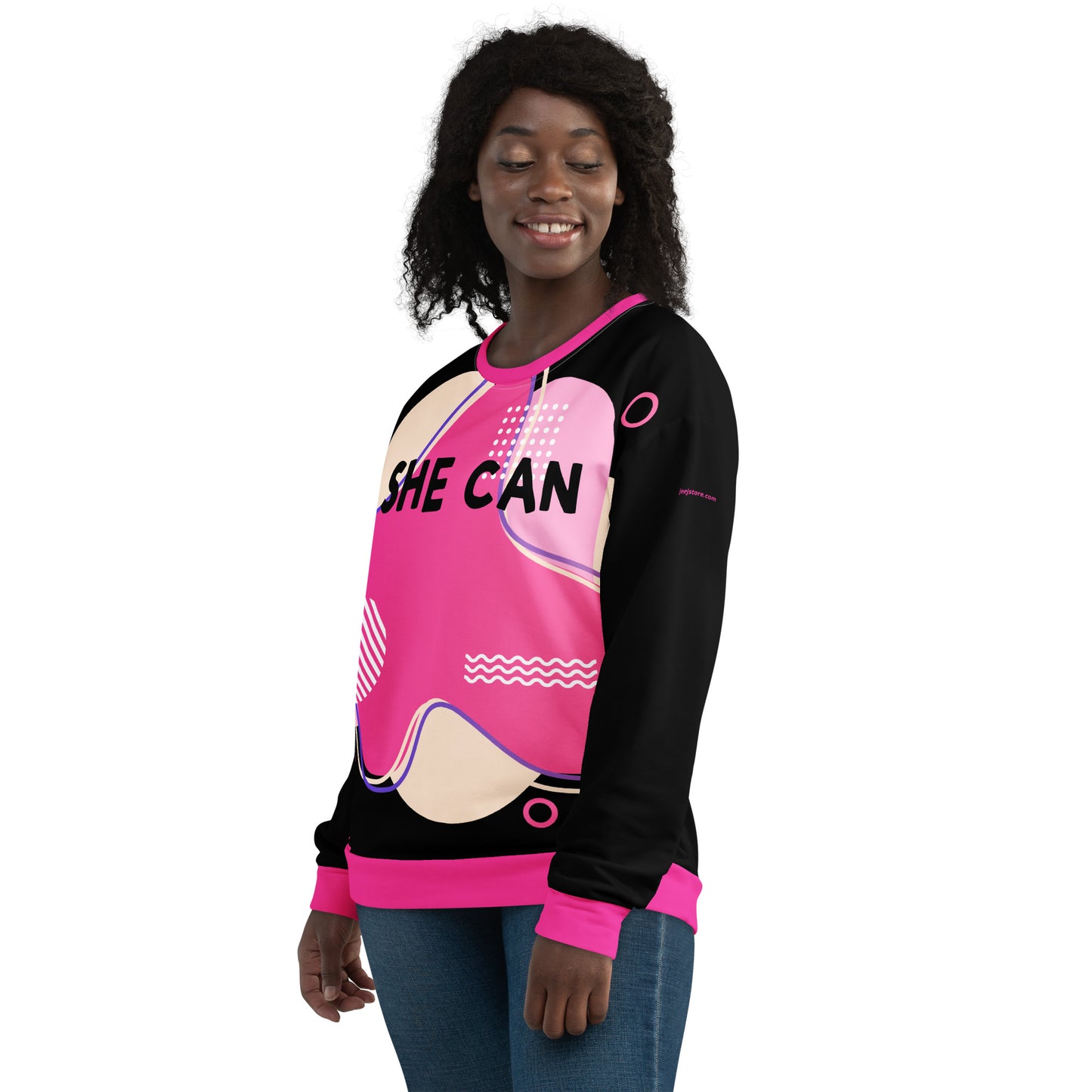 Woman Black Sweatshirt