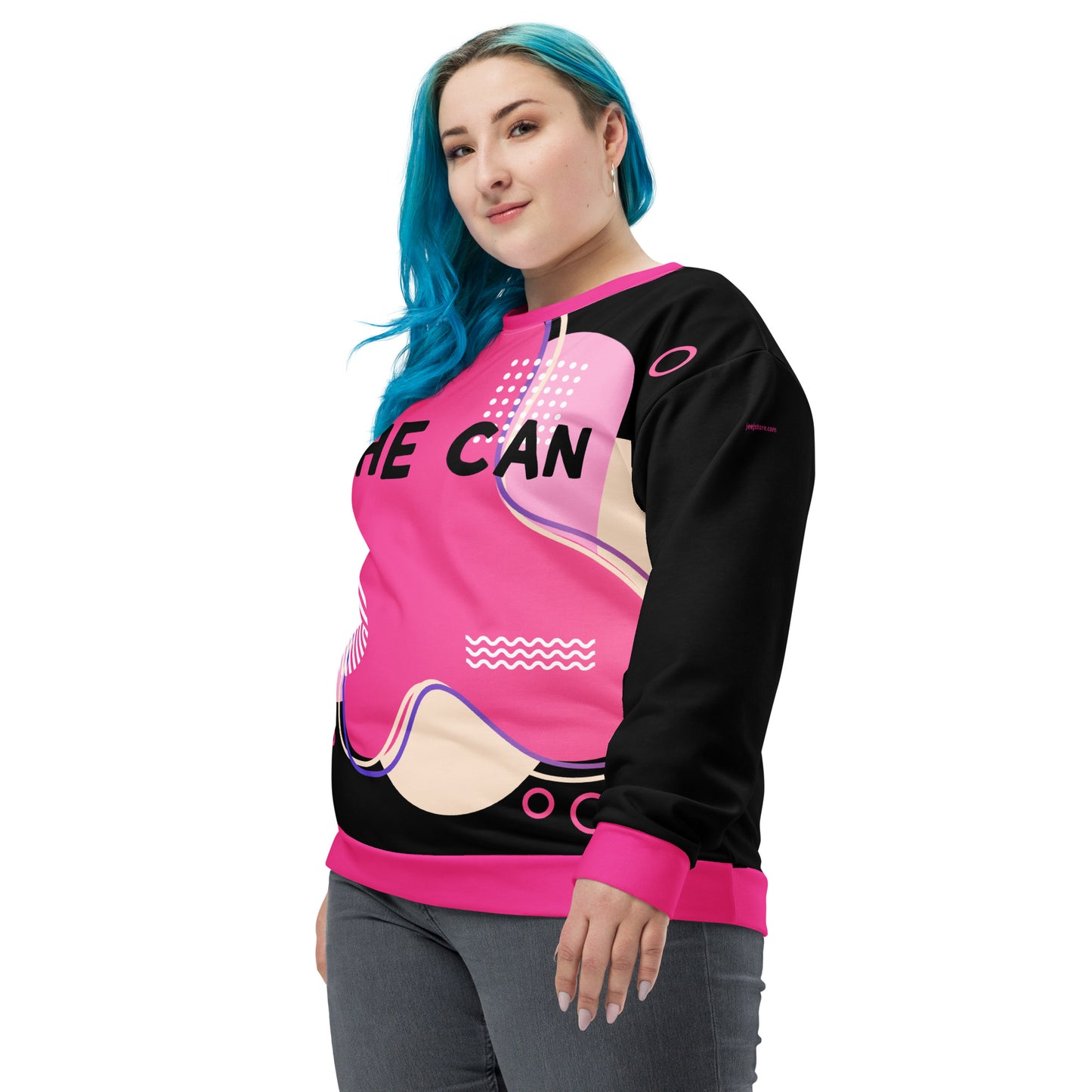 Woman Black Sweatshirt